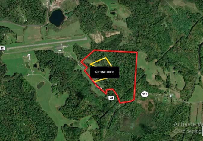 Quiet rural setting with scenic wooded views