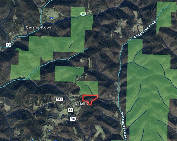 trail system on rural land for sale