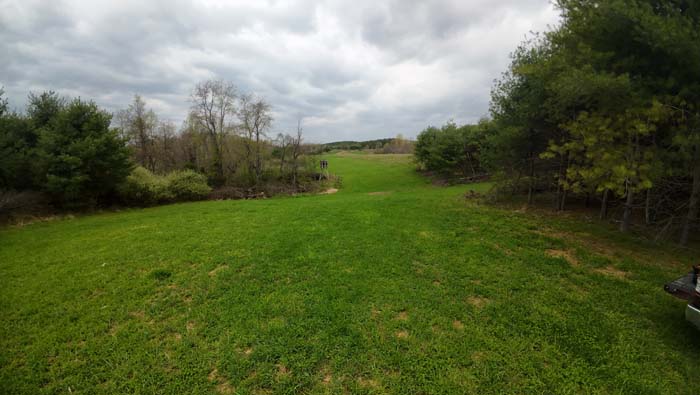Braden Road frontage on hunting property for sale in Ohio