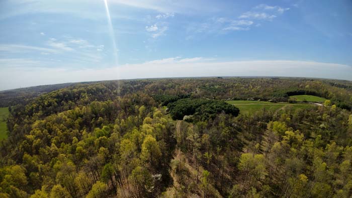 recreational land with food plots and hardwoods in Noble County Ohio