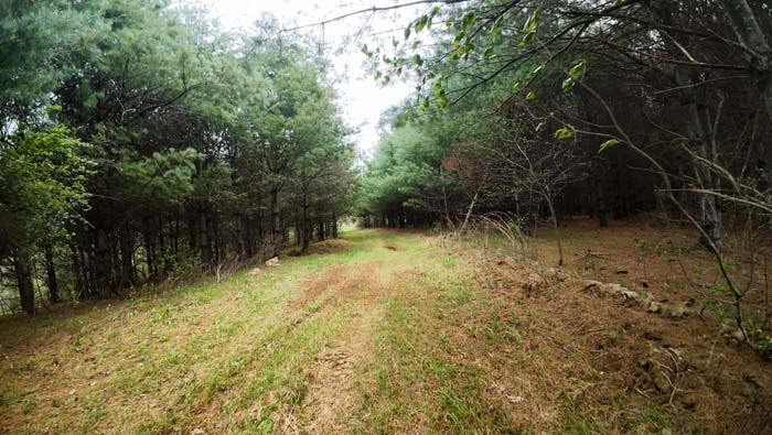 gated access point on Braden Road in Noble County Ohio