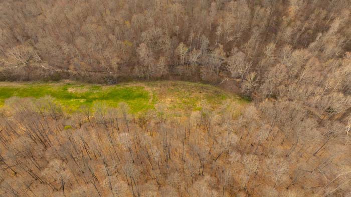 Secluded recreational land with rolling terrain