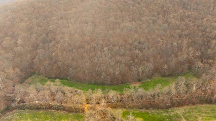 Private land with natural hunting layout