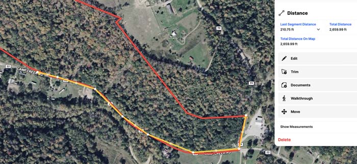 All wooded land with strong habitat for deer and turkey