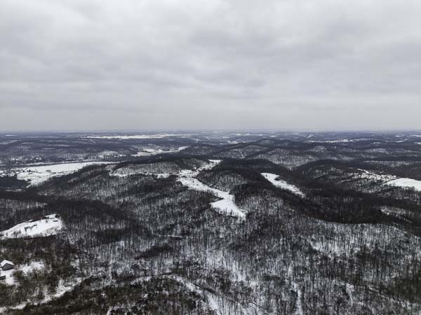 Storage container included for equipment and gear on Ohio hunting land