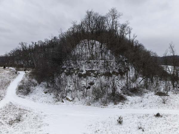 Scenic Ohio hill country views from within 166 acre farm