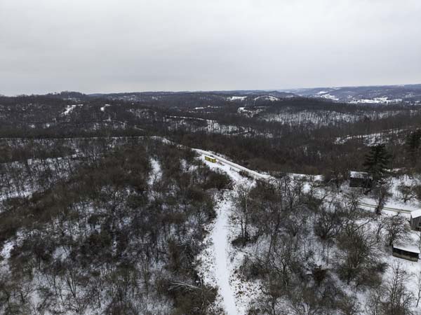 Productive wildlife habitat with food plots and cover in Noble County Ohio