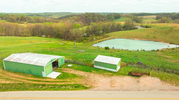 Pasture ground in Vinton County Ohio