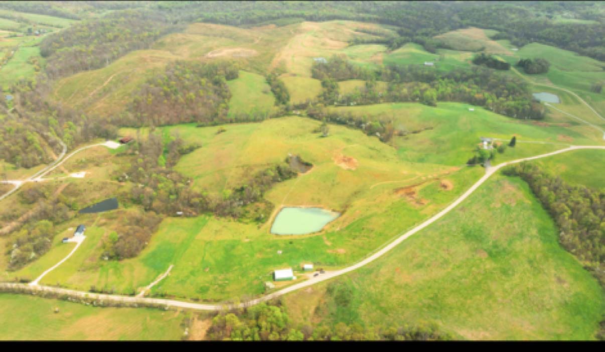 0 Curry Road Tract 1 — 56-acre Vinton County cattle farm with two ponds, pole barn with electric and well, McArthur, Ohio