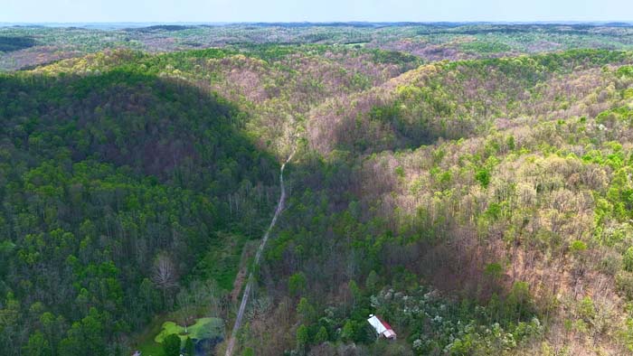 Ohio hunting land with wooded hills