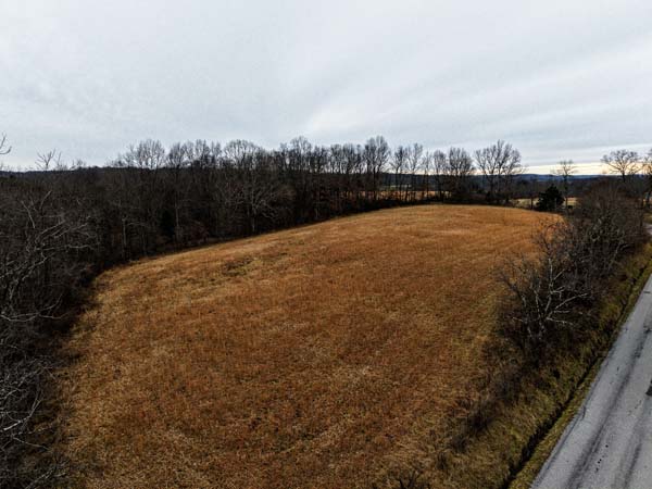 Open homesite field on 10 acre property for sale in Morgan Township Gallia County Ohio