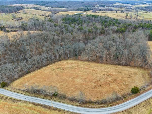 Private rural setting with surrounding woods on George Road Gallia County Ohio property