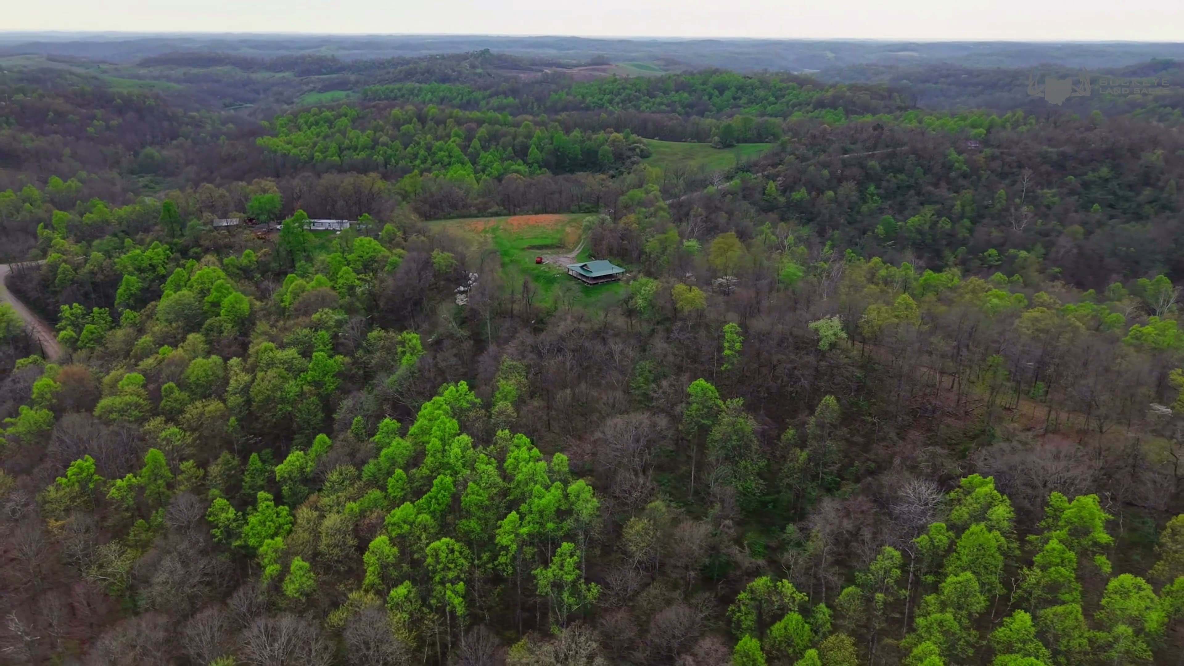0 Goose Run Road — 35.97-acre Noble County ridgetop above West Fork of Duck Creek, Dexter City, Ohio