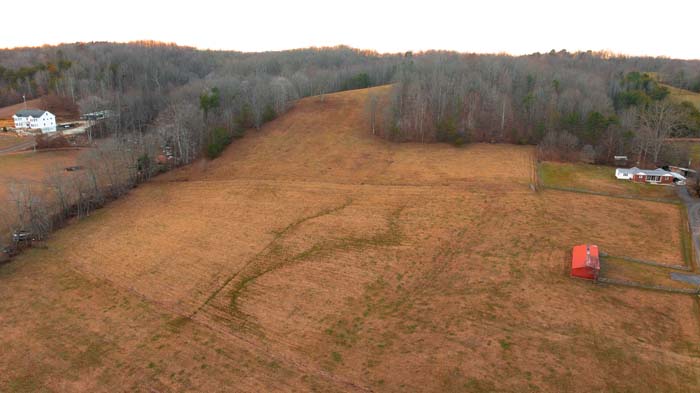 Hilltop pasture overview