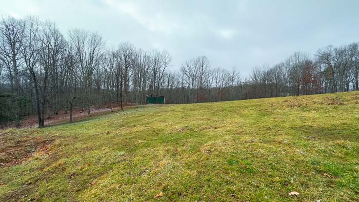 Hilltop countryside view