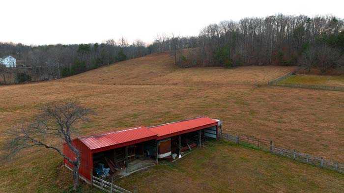 Scenic rural build site