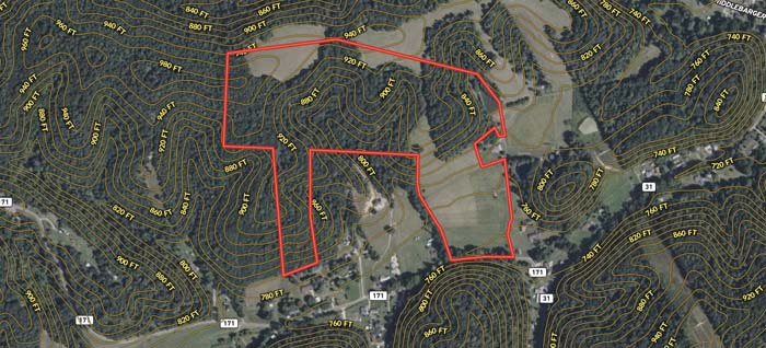 Prime hilltop location