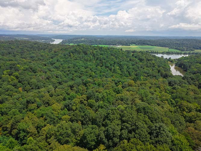 Private access off gravel road