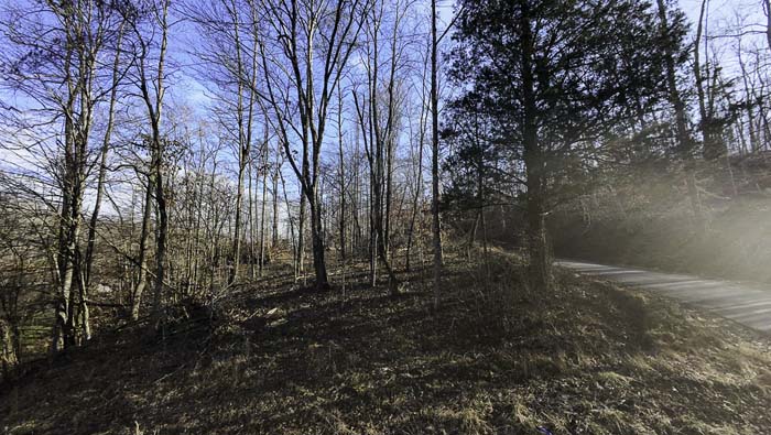 Land with road frontage and open construction access