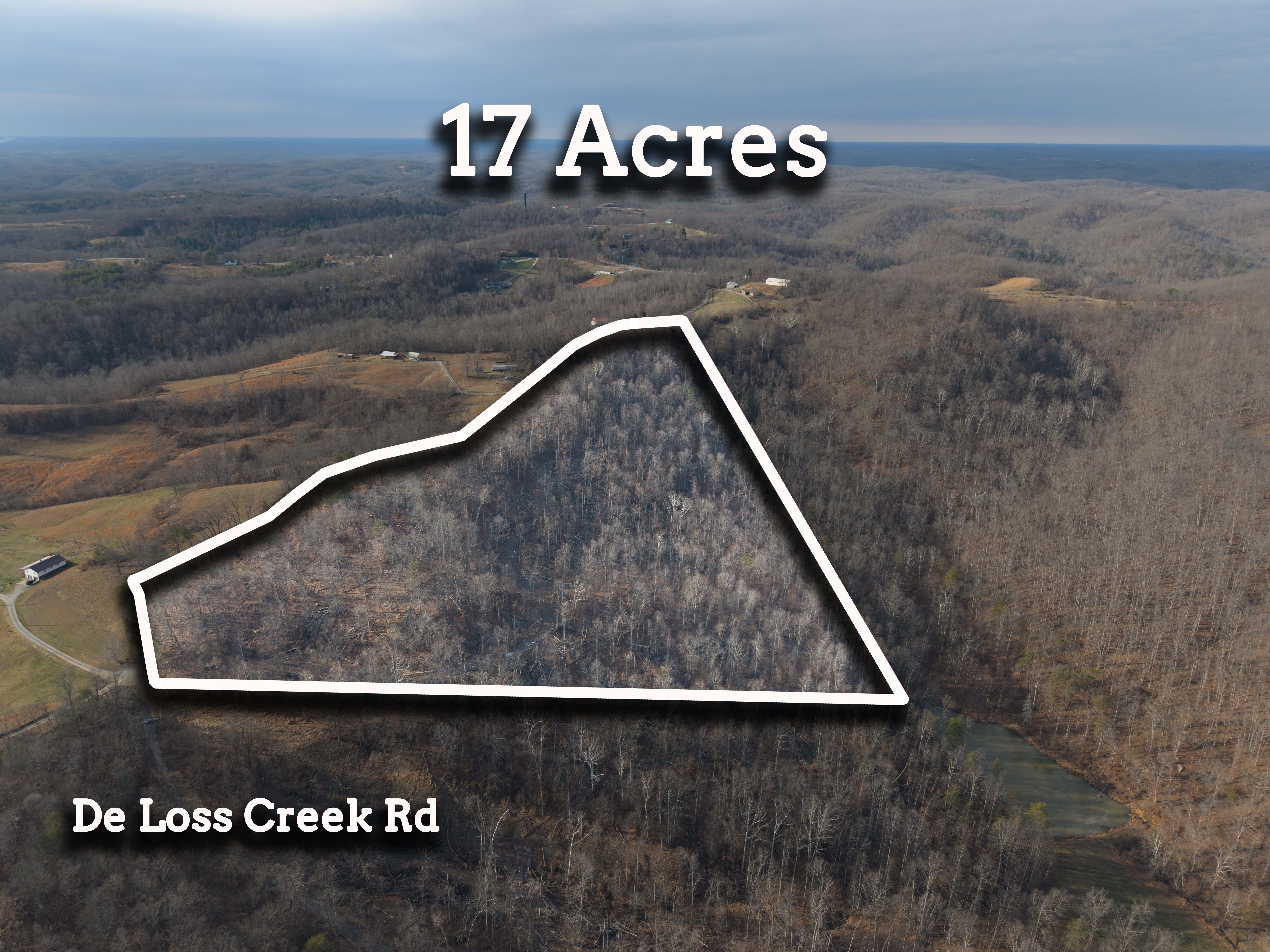 0 Kitts Hill-De Loss Creek Road – 11.3-acre build-ready parcel, Lawrence County, Ohio