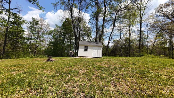 0 Lew Martin Road – 31-acre Noble County Ohio turnkey hunting camp with insulated outbuilding