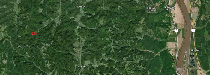 Road frontage with utilities available