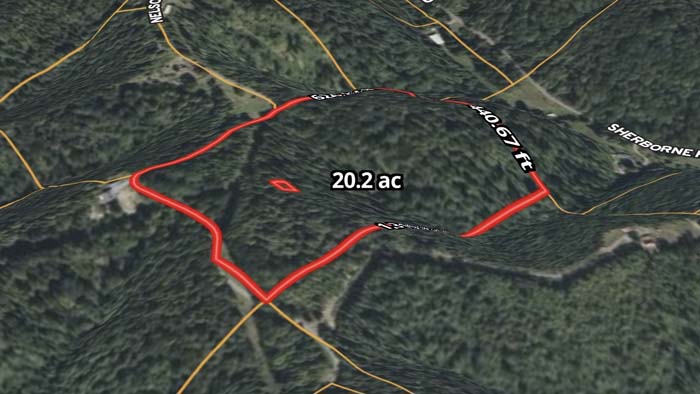 Secluded hunting land with timber