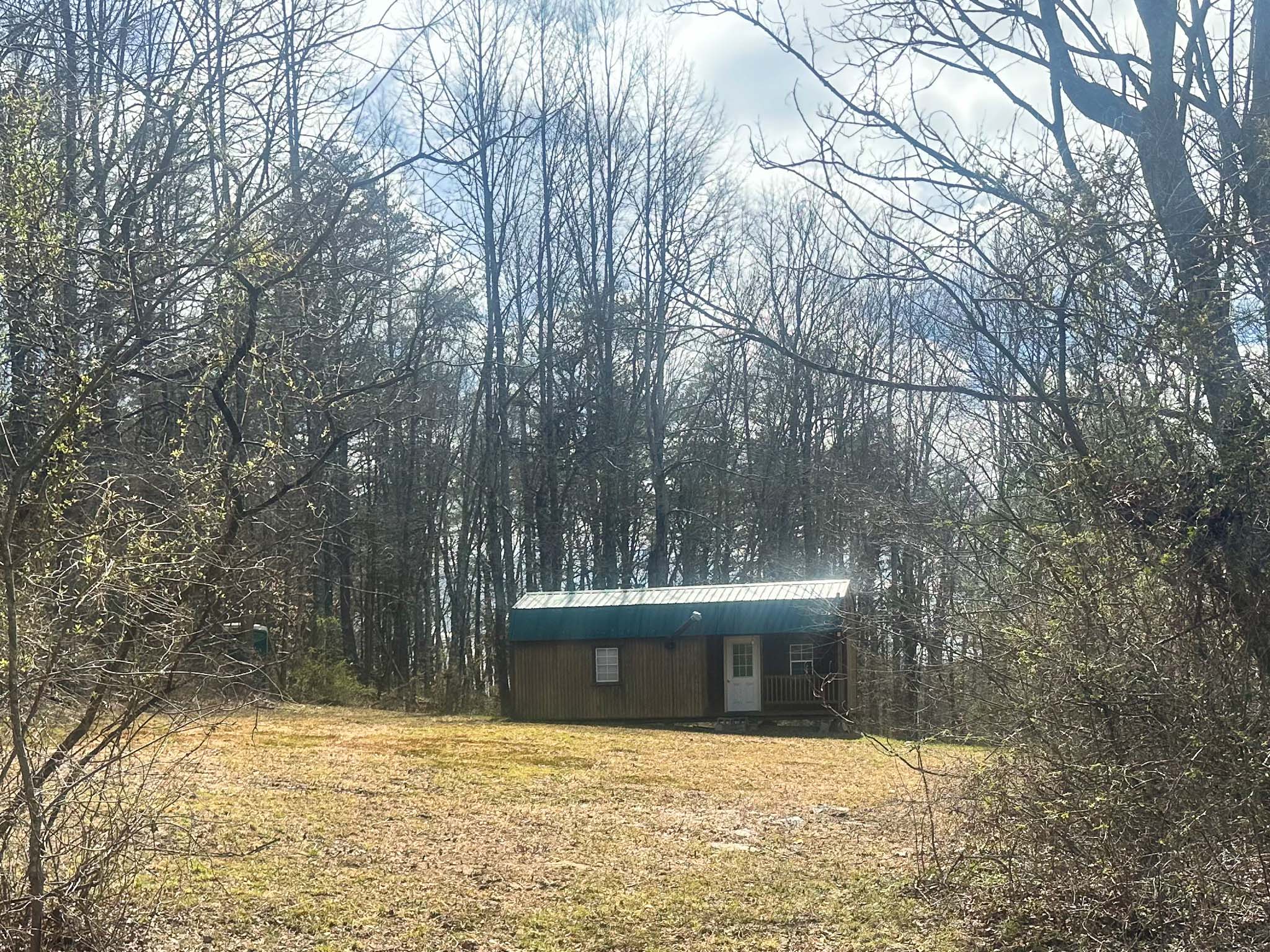 Natural rock formation on the property