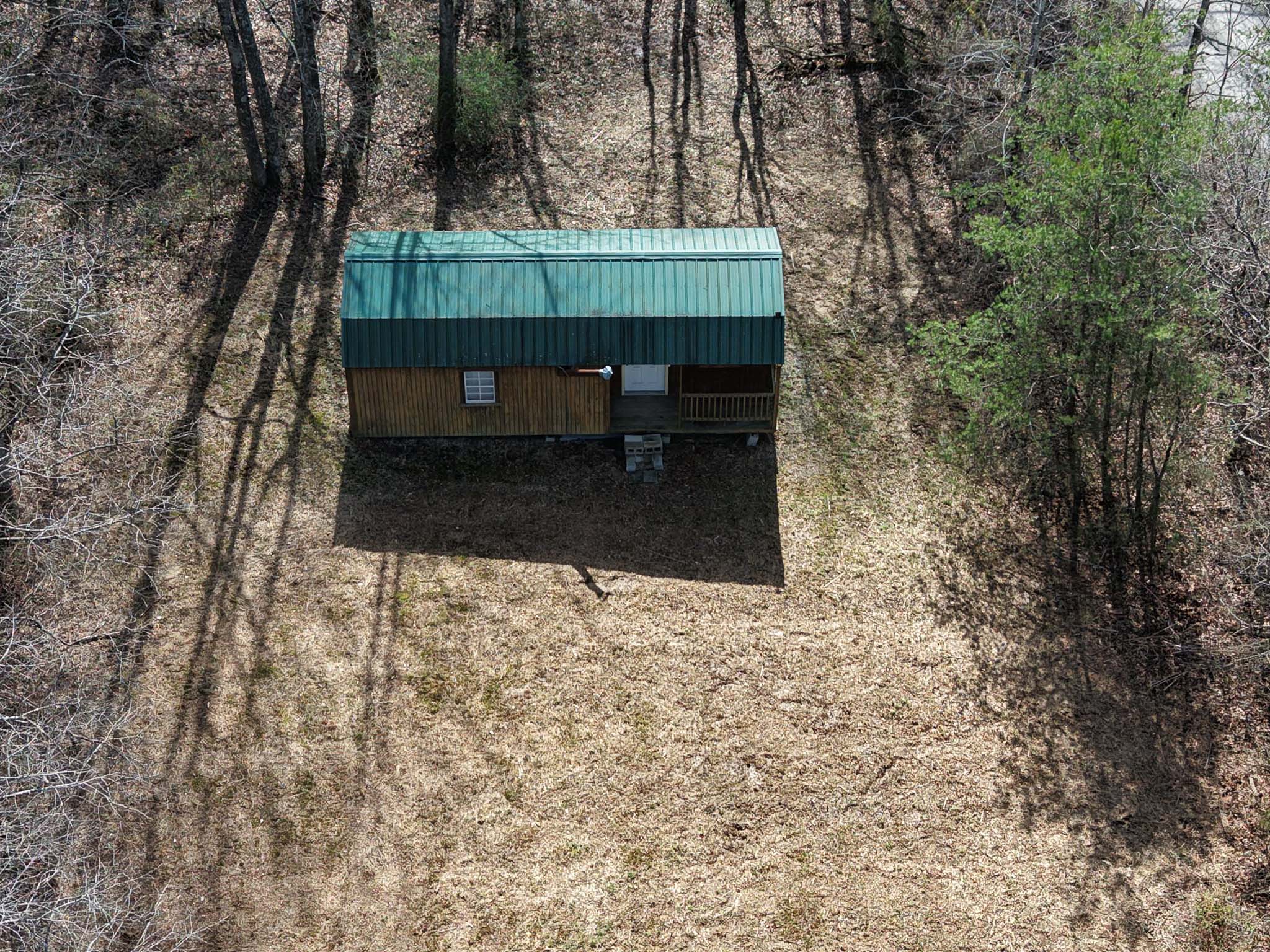 Rock face with small water flow