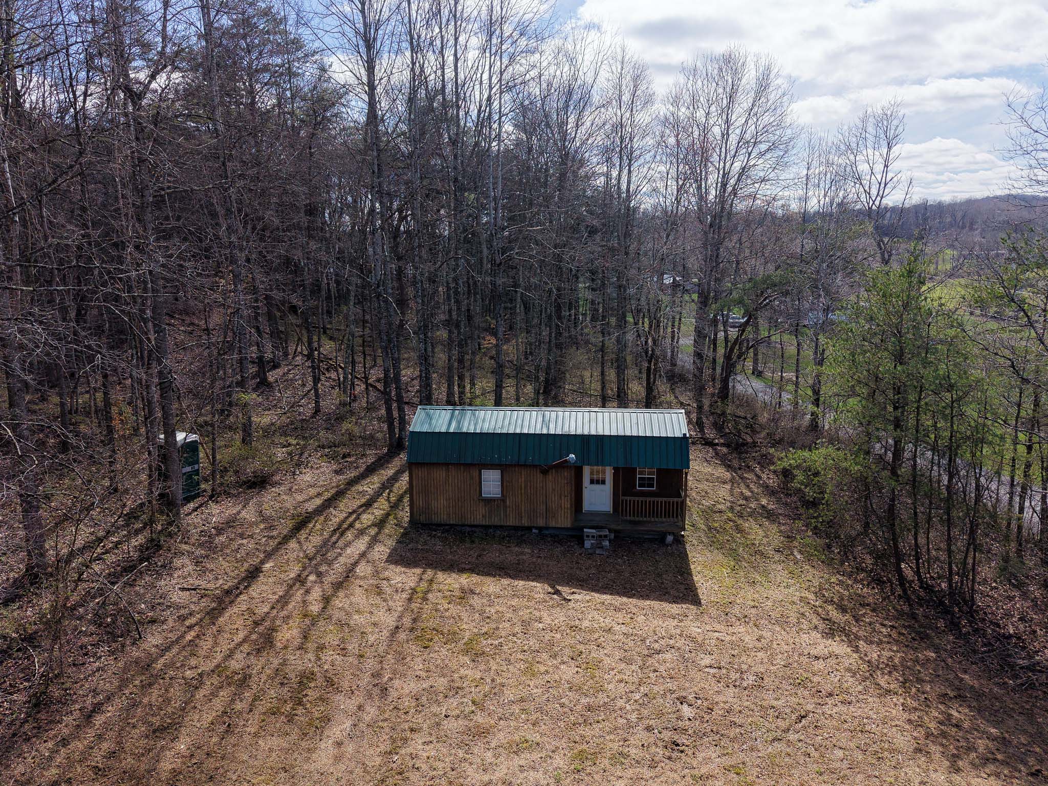 Tree line creating privacy on property