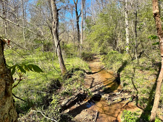 Aerial showing proximity to highway corridor