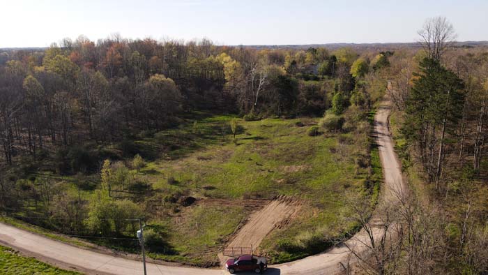 view of flat open field