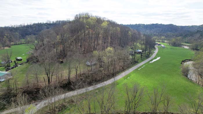 Field and creek combo property