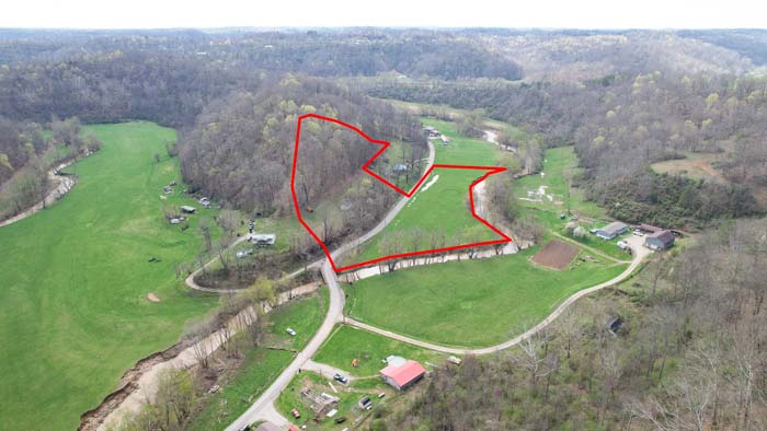 Open hay field for recreation