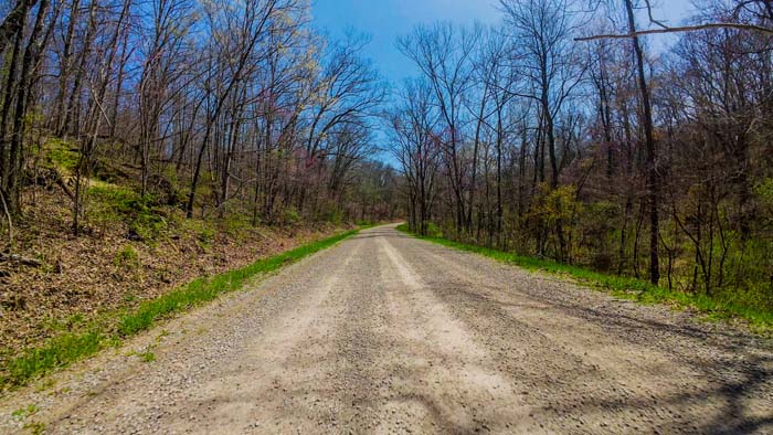 gate entrance to Athens County property