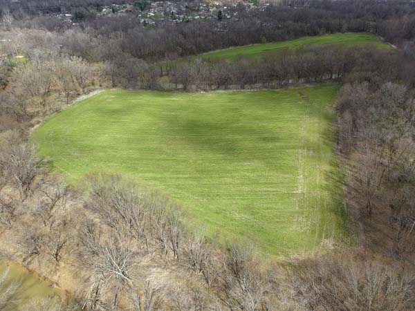 Wooded hunting land with open trails
