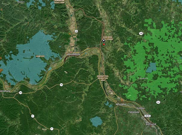 Large acreage bordered by water features