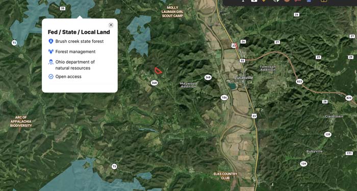 Private Ohio hunting land ready for use