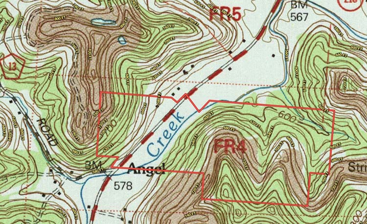 Wooded acreage and land features at State Route 218, Gallipolis, Gallia County, Ohio – Image 25