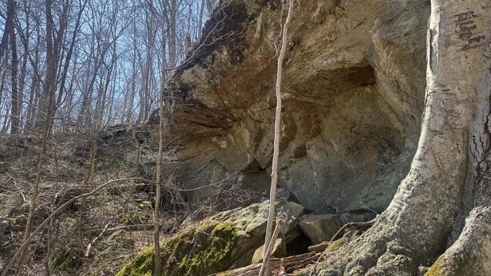 Wooded ridges and natural terrain features
