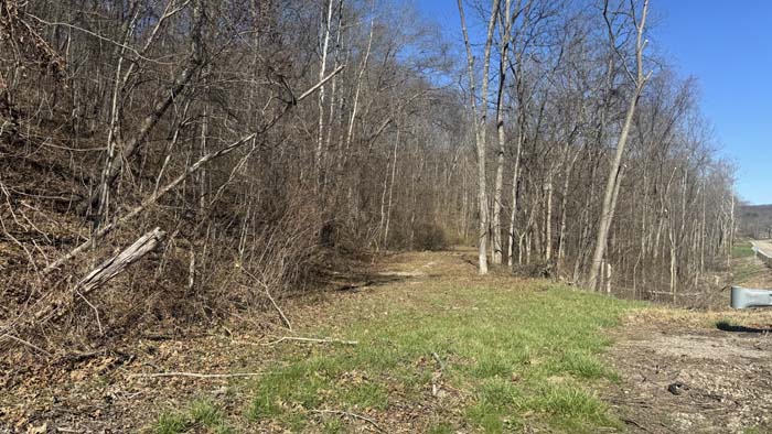 Southern Ohio land with natural cave feature