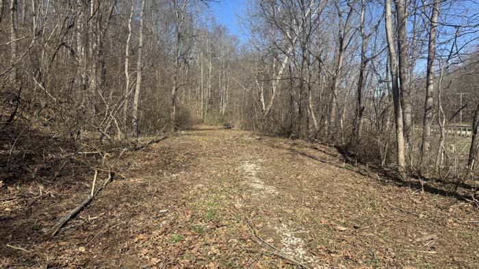 Aerial showing proximity to Zaleski State Forest
