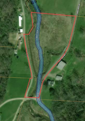 Peaceful rural acreage for new home site