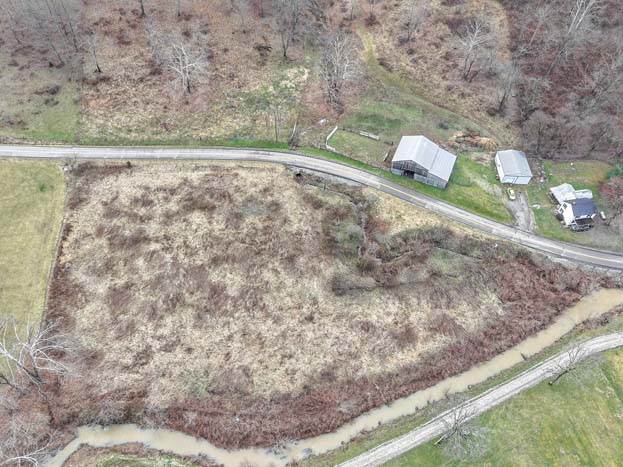 Flat land suitable for mobile home site