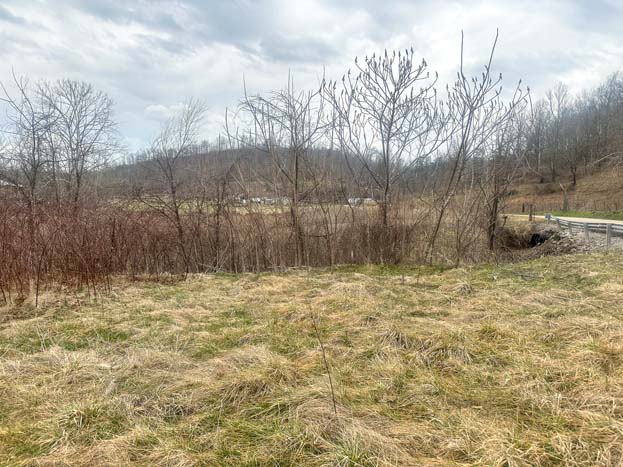 Level acreage for barn or storage building