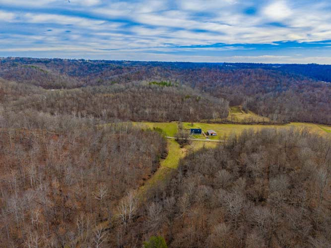 Secluded hunting acreage