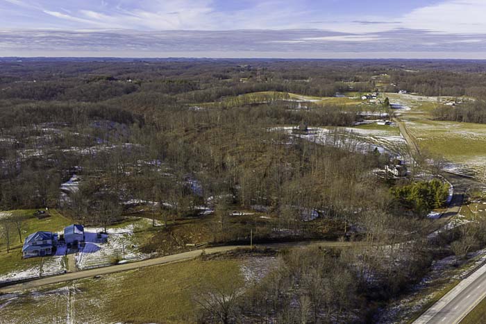 Creek running through Wargo Road property in Noble County Ohio