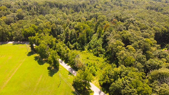 Secluded property in Ross County, OH.