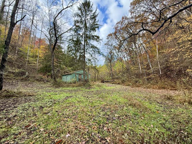 35 acre off-grid hunting retreat in Southern Ohio