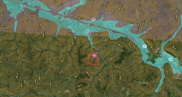 Private 35 acre retreat in Southern Ohio hills